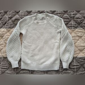Loft XS White sweater